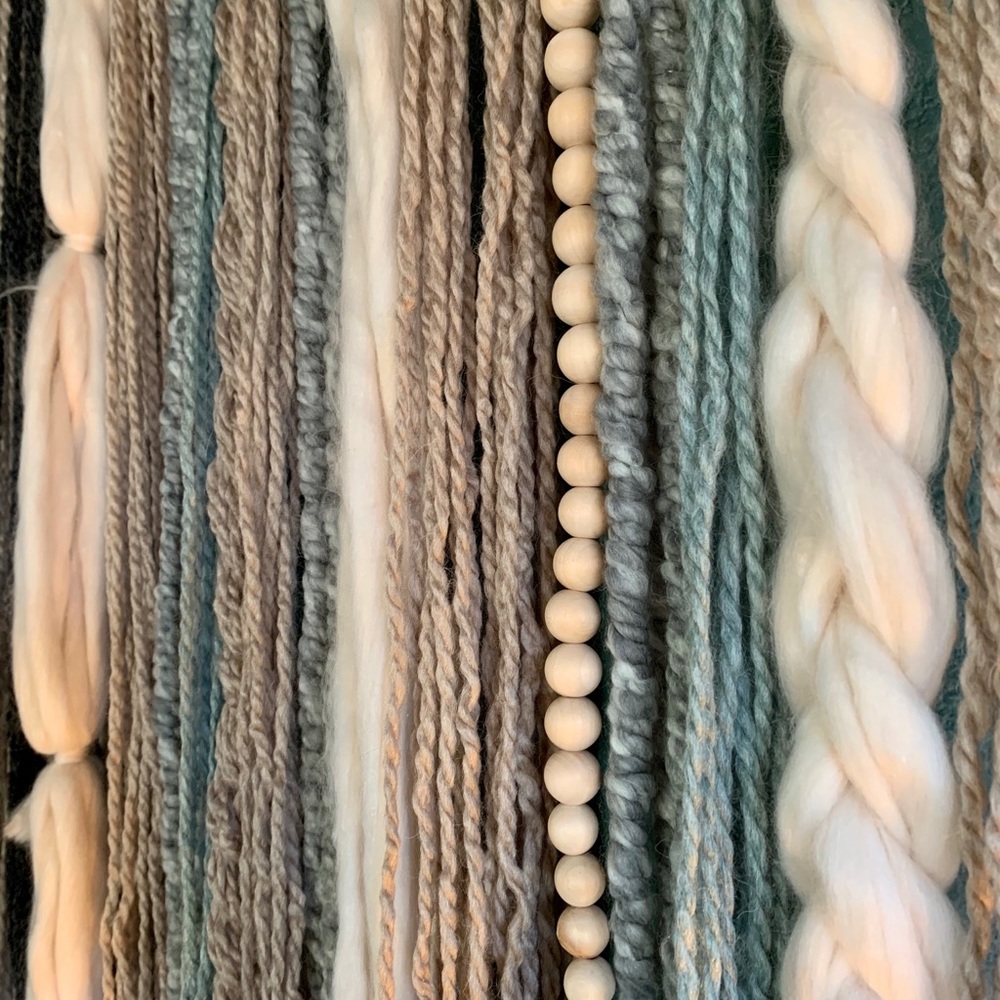 SOLD || Tapestry, Yarn Tapestry, Yarn Wall Hanging - Picture 3 of 5